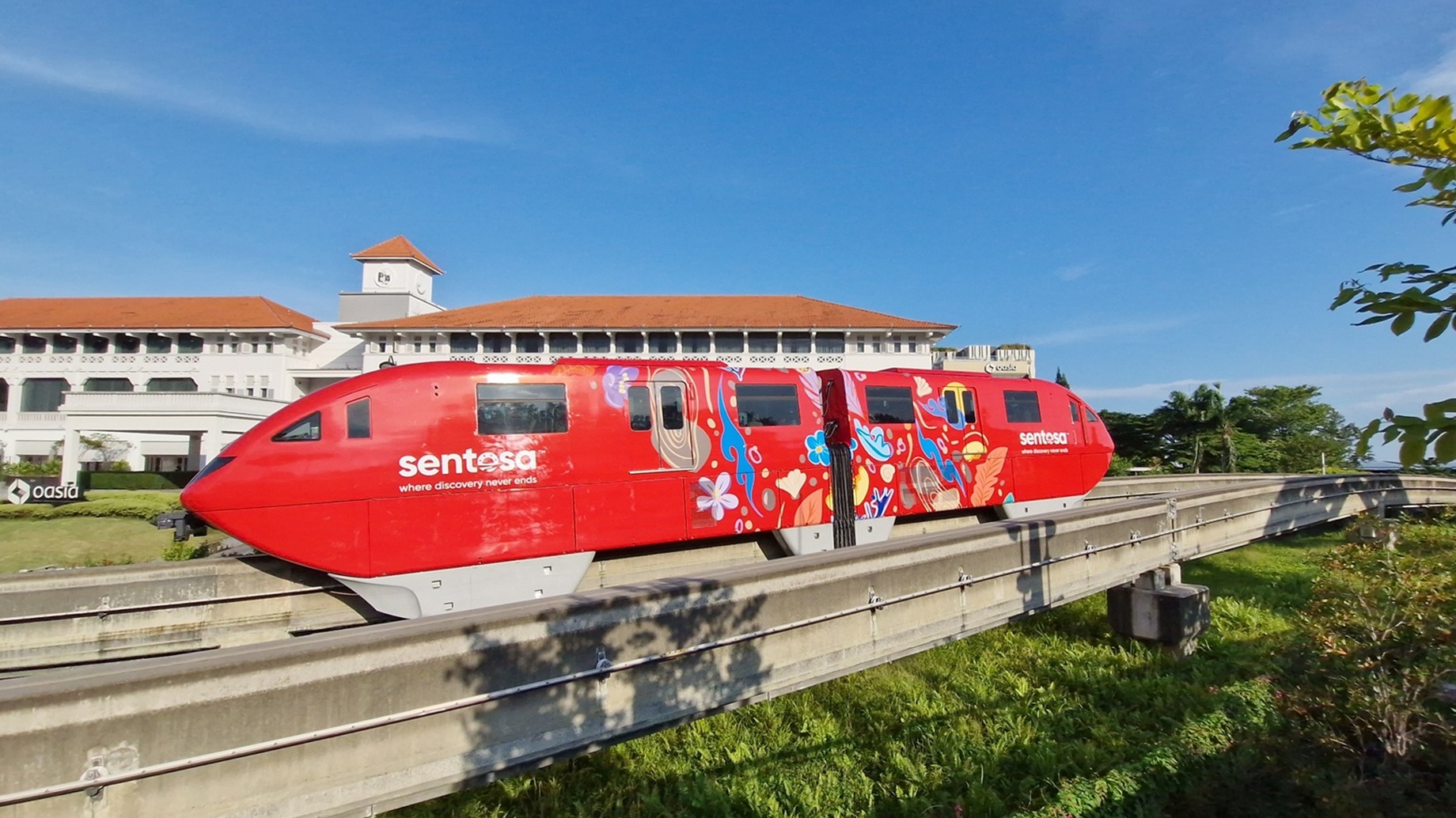 Sentosa Express - Tuyến Tàu điện Một ray Độc đáo