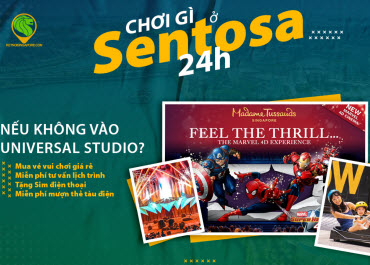 Ngoài Universal - Chơi Gì Ở Sentosa Trong 24h?